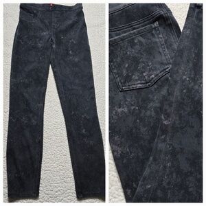 SPANX Leggings Black/Gray Camouflage Size S